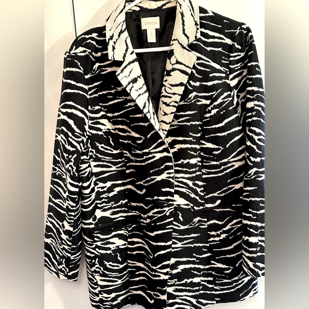 Beautiful black and white jacket